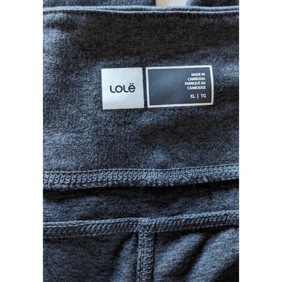 Lot of 2 Lolë Women's Training Pants Jogger Gray High Rise Drawstring Pull Up XL - Picture 13 of 16